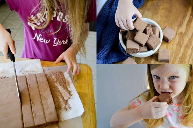Kick your summer s'mores or homemade hot cocoa up a notch with these Real Food Dark Chocolate Marshmallows!