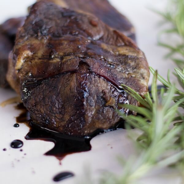 Slow Cooker Balsamic Glazed Beef Petite Tenders