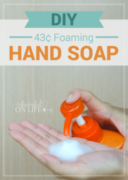 {DIY} 43¢ Foaming Hand Soap