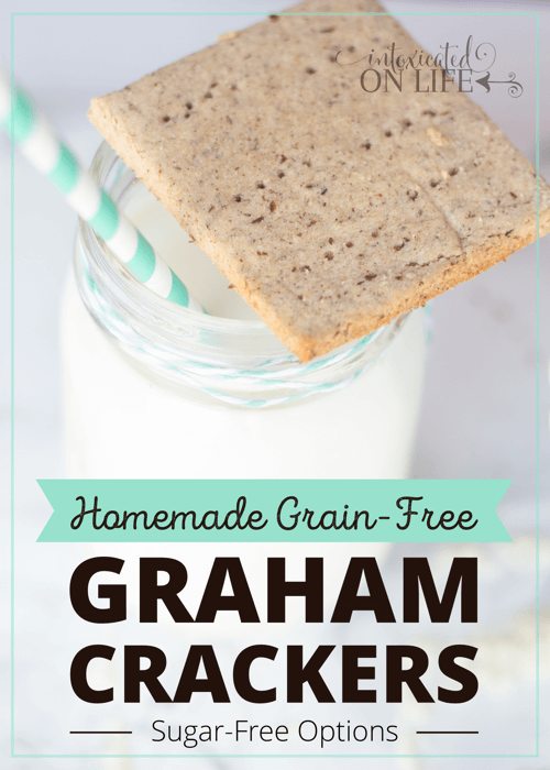 Homemade Grain-free Graham Crackers with Sugar FreeOptions