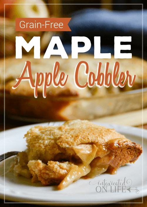 Grain Free Maple Apple Cobbler