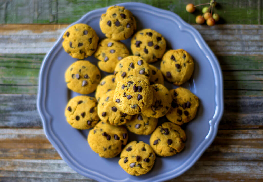 Pumpkin Chocolate Chip Cookies 