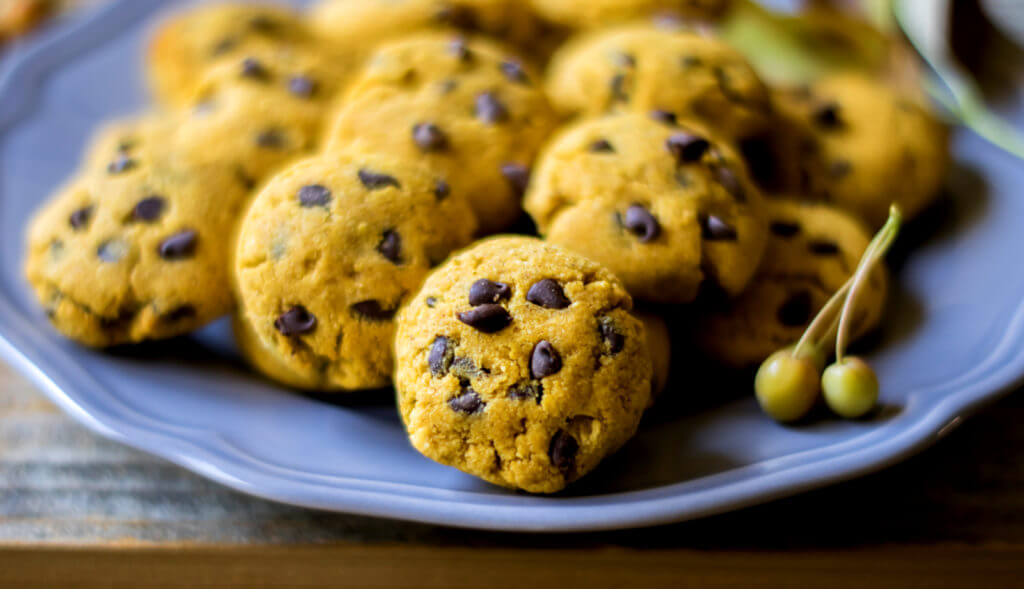 Pumpkin Chocolate Chip Cookies 