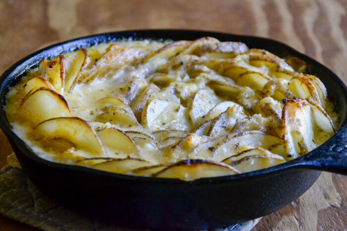 Easy, cheesy, and surprisingly healthy, these Rustic Grain-Free Scalloped Potatoes are the perfect side dish for any family meal or potluck.