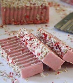 peppermint oatmeal soap