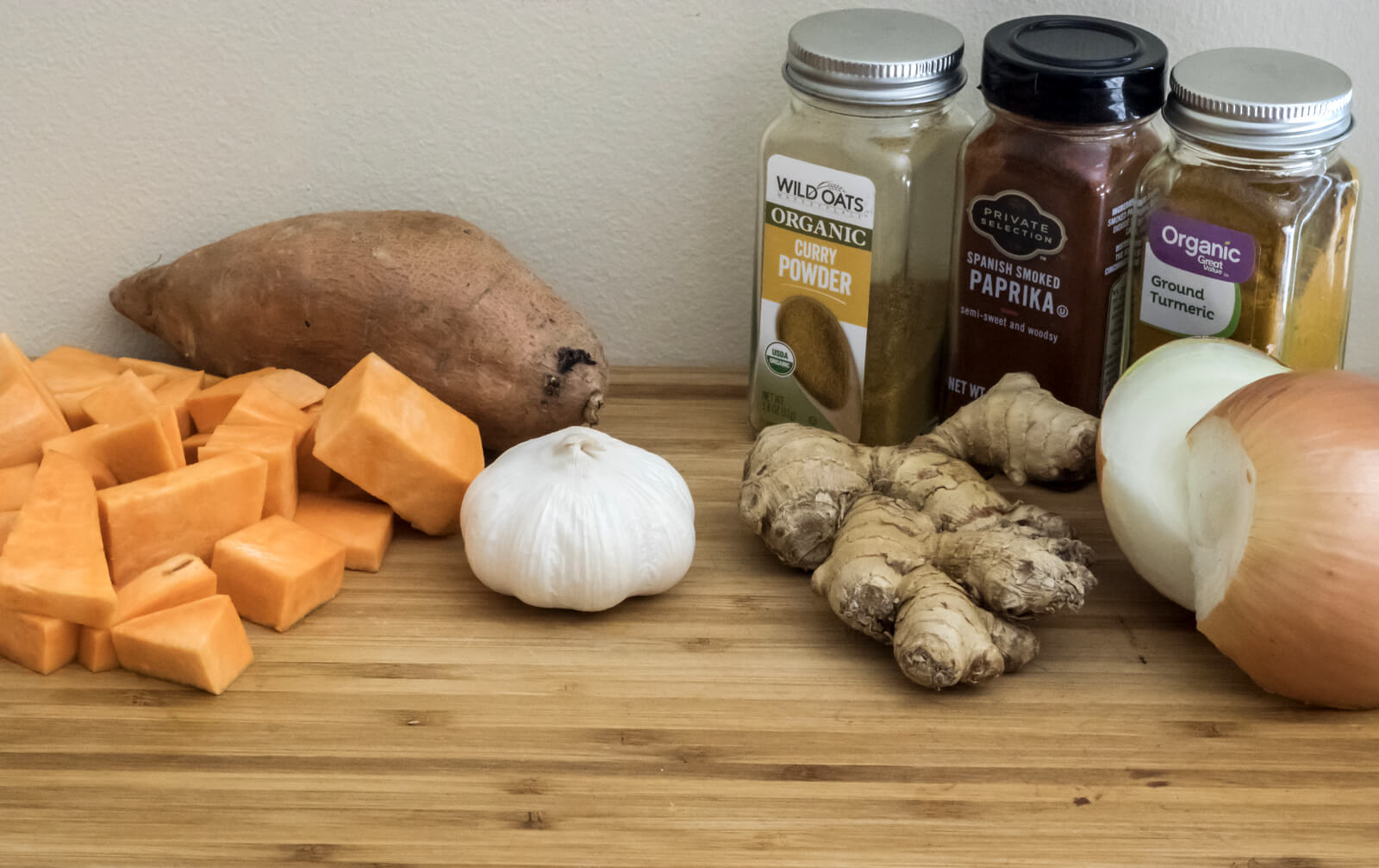 Curried Sweet Potato Soup Ingredients