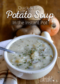 Quick and Easy Potato Soup In The Instant Pot