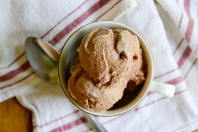 ice cream in bowl