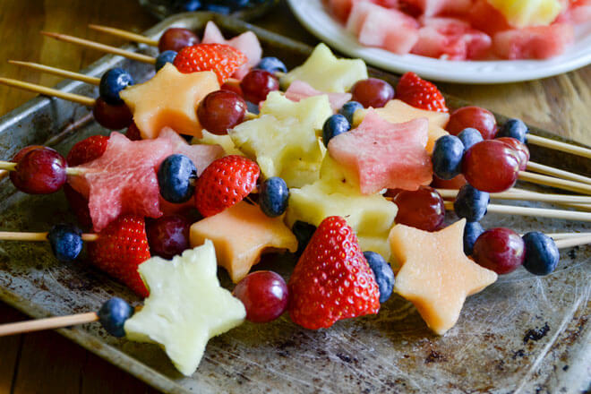 Kid-Friendly Fruit Kabobs