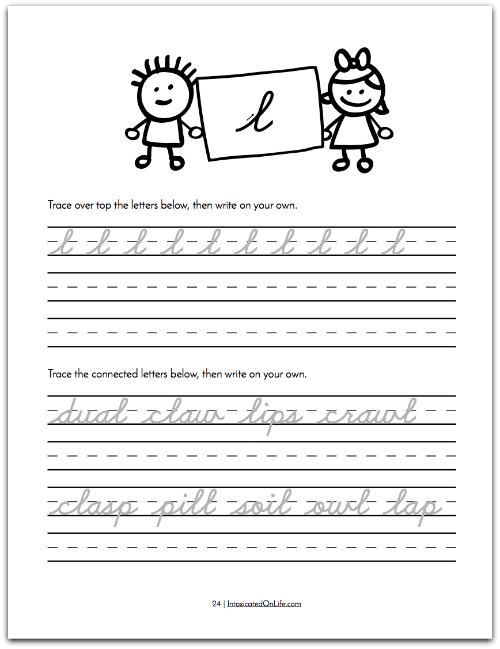 How To Teach Cursive Writing: Cursive Creations continue to practice previously learned letters