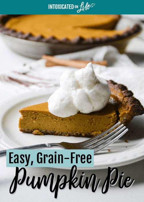 Easy Grain Free Pumpkin Pie
