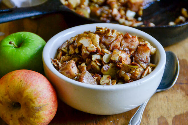 Almond Walnut Apple Crisp 