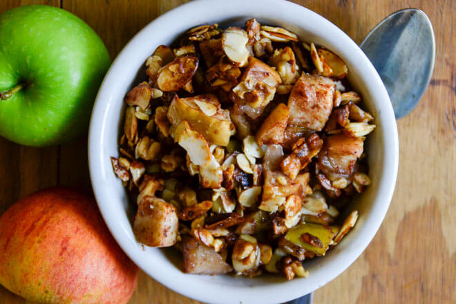 Almond Walnut Apple Crisp 