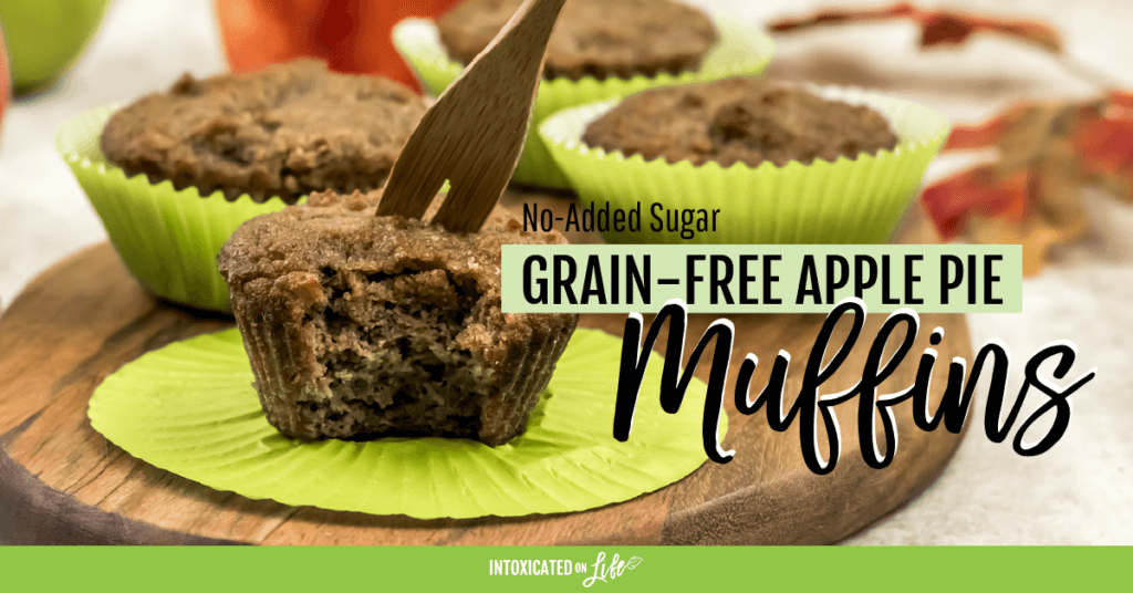 Grain Free Apple Pie Muffins No Sugar Added FB