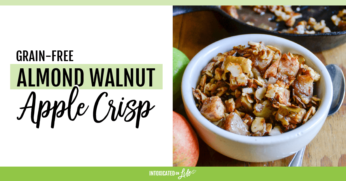 Grain Free Almond Walnut Apple Crisp FB