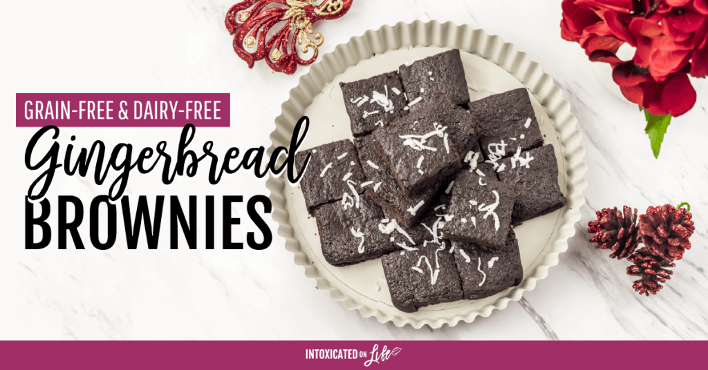 Grain Free Dairy Free Gingerbread Brownies FB