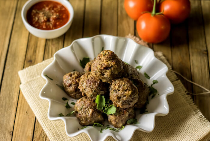 52 Keto Super Bowl Party Foods: Basic Grain Free Meatball 