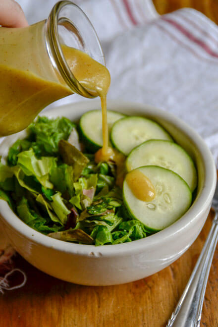 3 Ingredient Honey Mustard Dressing