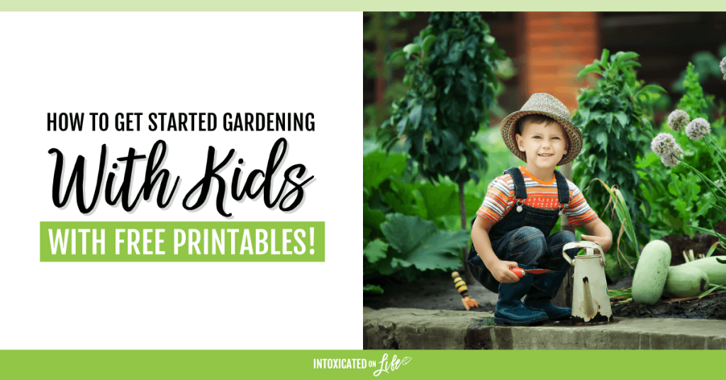 Get started gardening with kids! (+ free printables)