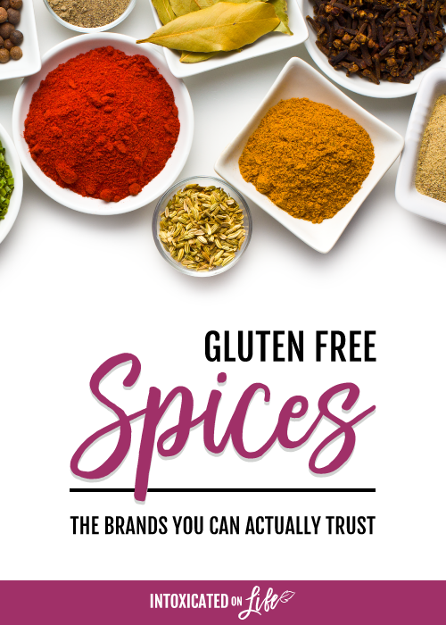 Gluten free spices, Gluten free eating, Gluten free dairy free