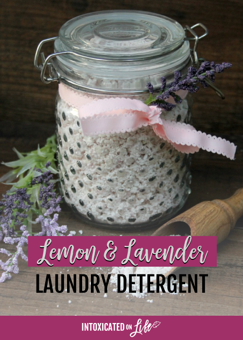 DIY Lemon And Lavender Laundry Detergent