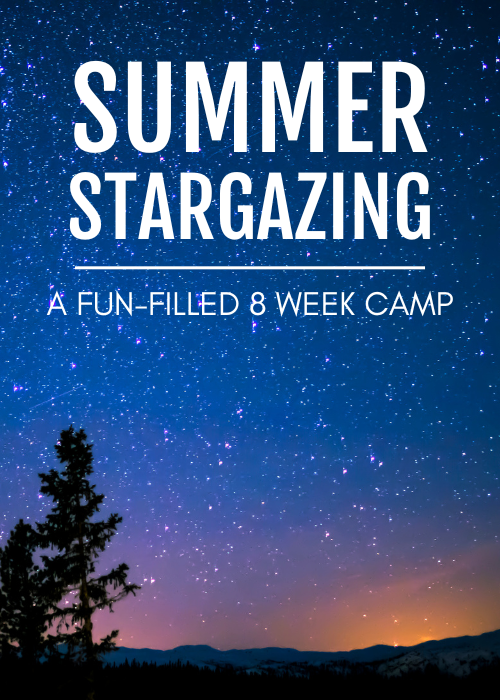 summer stargazing portrait
