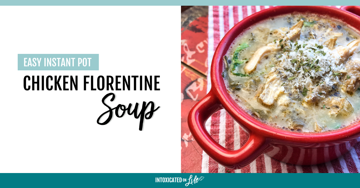 Easy Instant Pot Chicken Florentine Soup