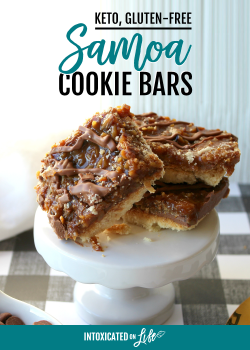 Keto, Gluten-Free Samoa Cookie Bars