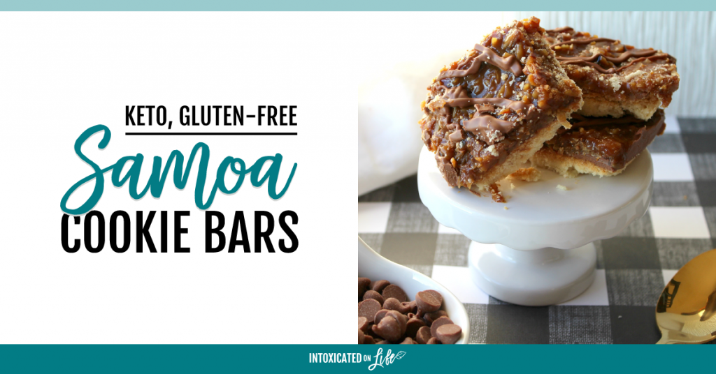 Keto, Gluten-Free Samoa Cookie Bars