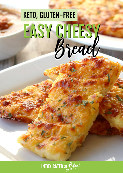 Keto, Gluten-Free Easy Cheesy Bread