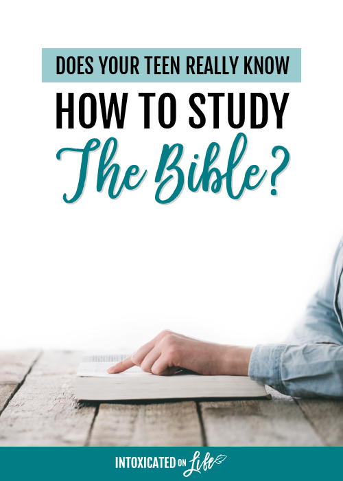 Does You Teen Really Know How To Study The Bible